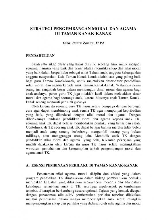 picture_Pendidikan Pdf 7711 | Bahan Plpg Tk Upi Pengembangan Moral Agama | Ilmu Kependidikan